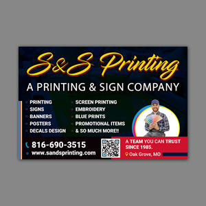 Werbe-Design von 123graphics für S&amp;S Printing | Design: #36340085