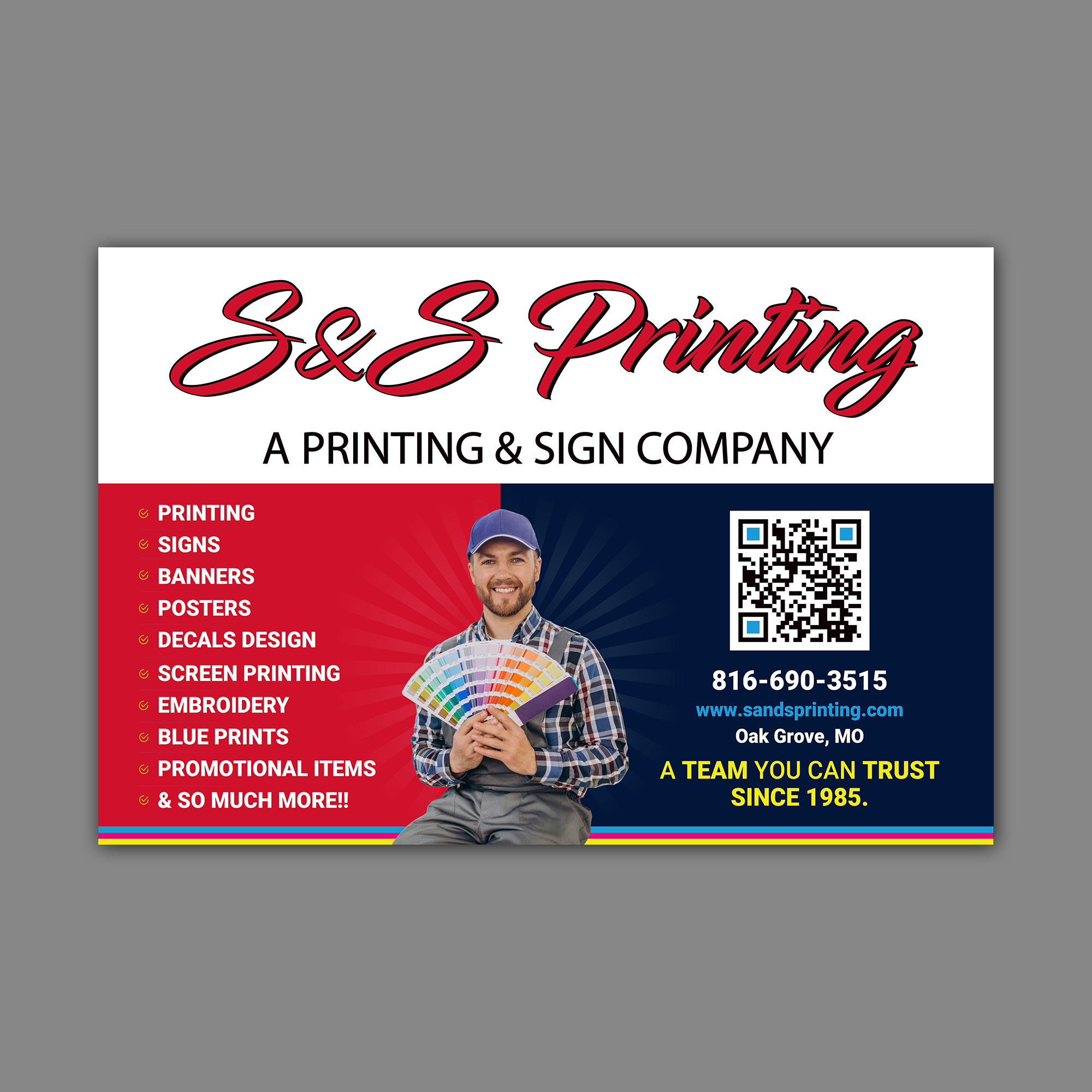 Werbe-Design von 123graphics für S&amp;S Printing | Design #36340090