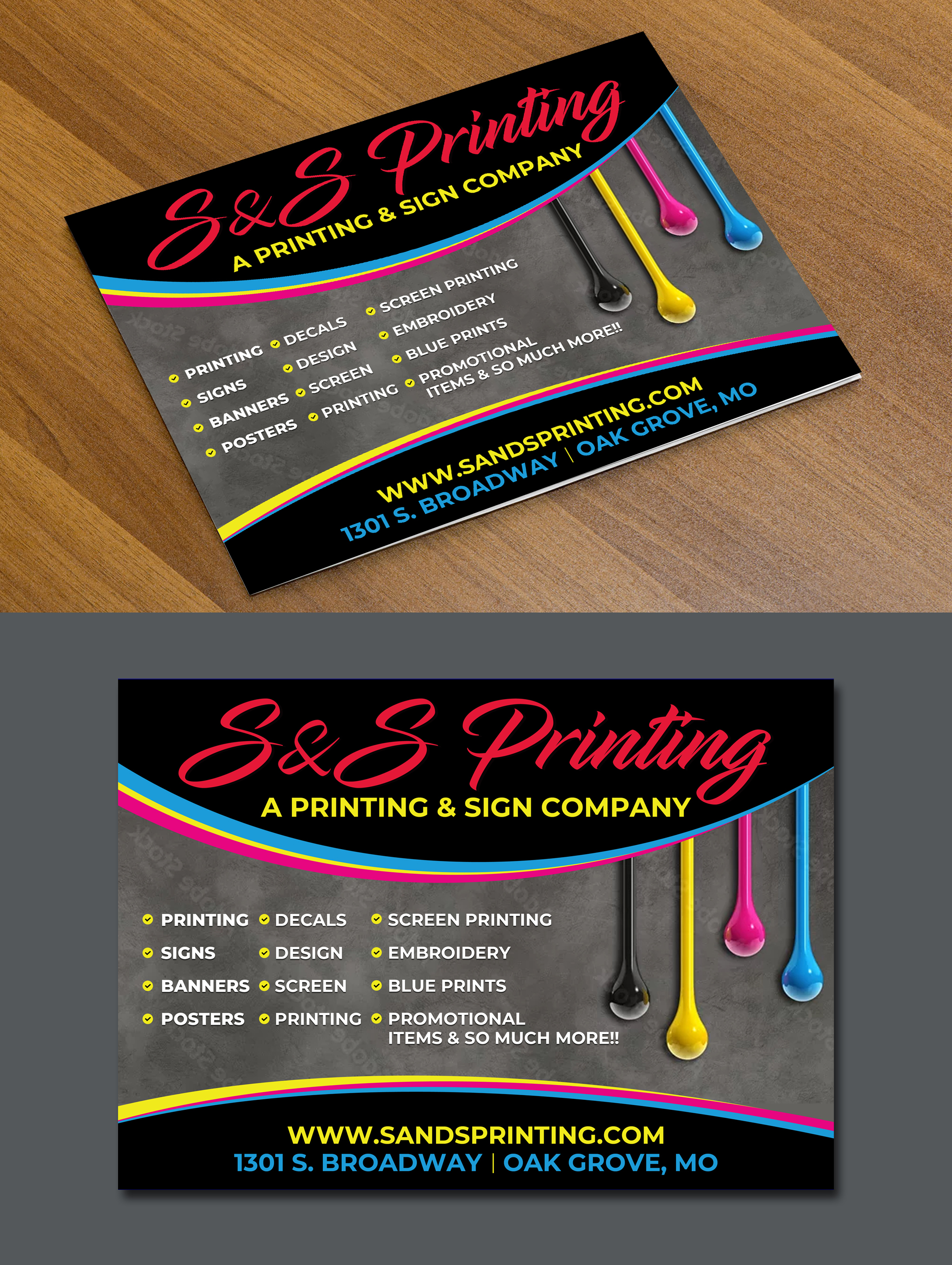 Diseño Publicitario por websmartusa para S&amp;S Printing | Diseño #36340629