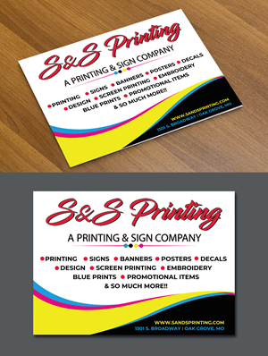 Werbe-Design von websmartusa für S&amp;S Printing | Design: #36340630