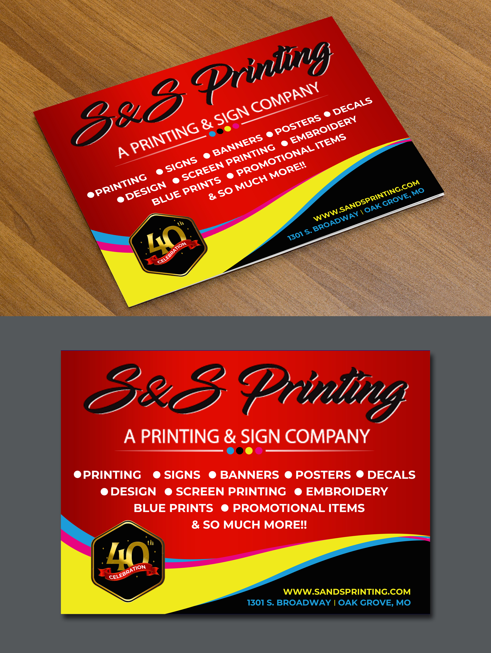 Advertisement Design by websmartusa for S&amp;S Printing | Design #36340637