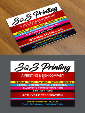 Werbe-Design von websmartusa für S&amp;S Printing | Design: #36340640