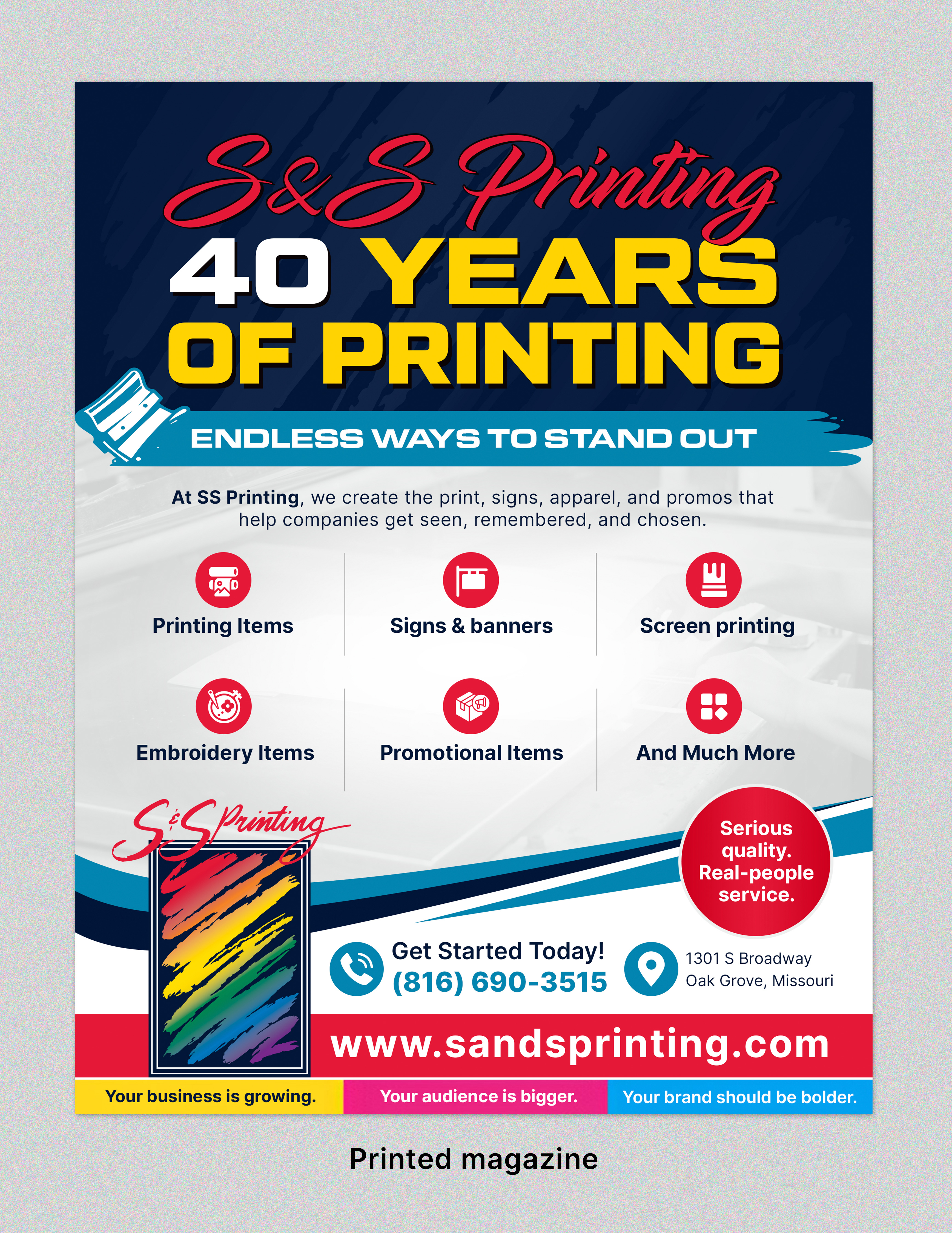 Werbe-Design von SAI DESIGNS für S&amp;S Printing | Design #36330217