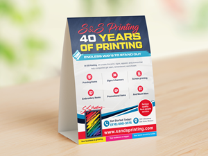 Werbe-Design von SAI DESIGNS für S&amp;S Printing | Design: #36330666