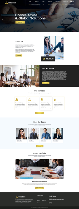 Web Design par Anup Innovations pour ce projet | Design : #36336348