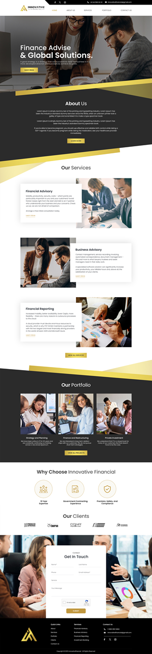 Web Design par Anup Innovations pour ce projet | Design : #36336351