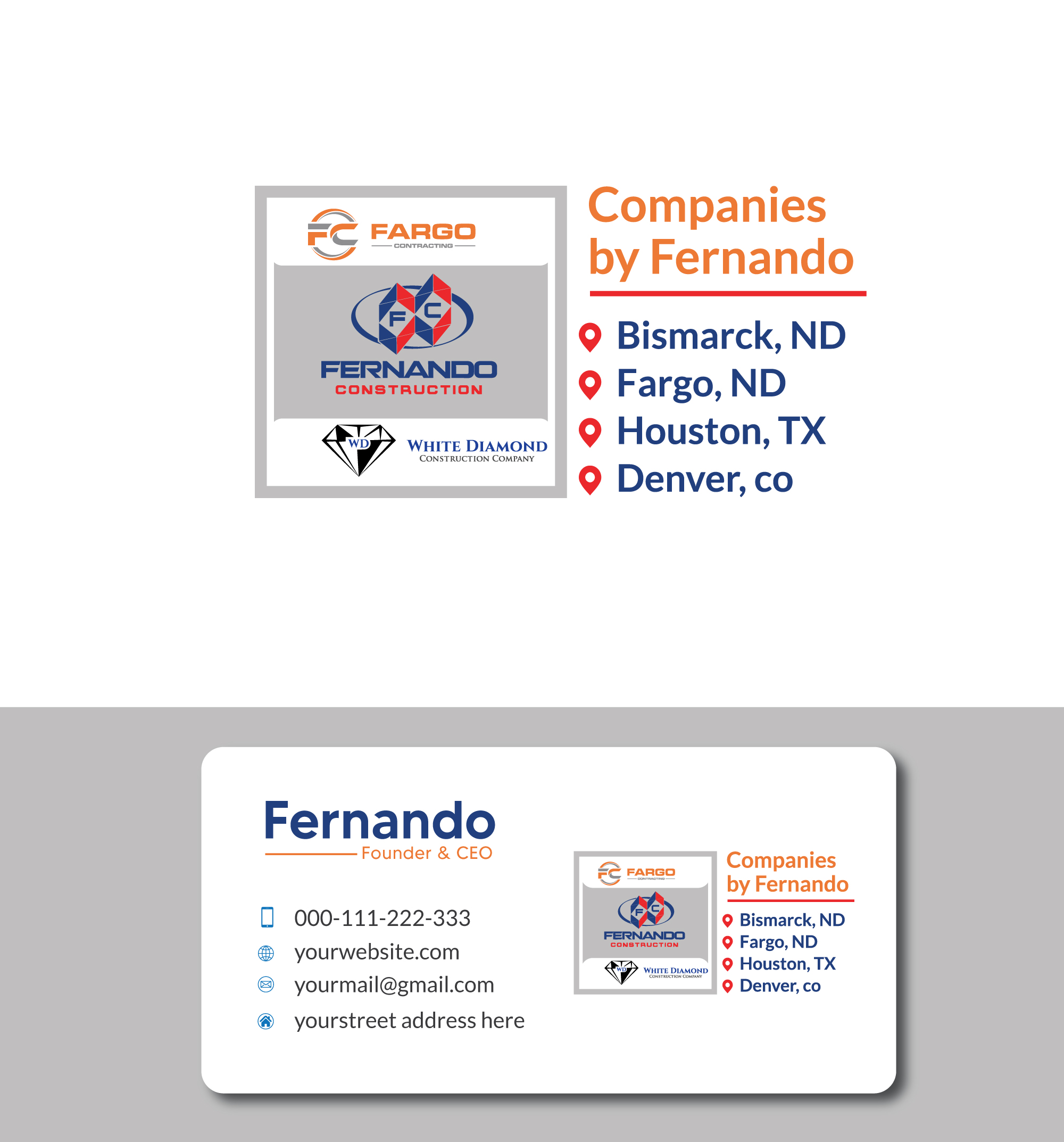 Design de Logo par musa-fir pour Fargo Contracting, llc | Design #36335296