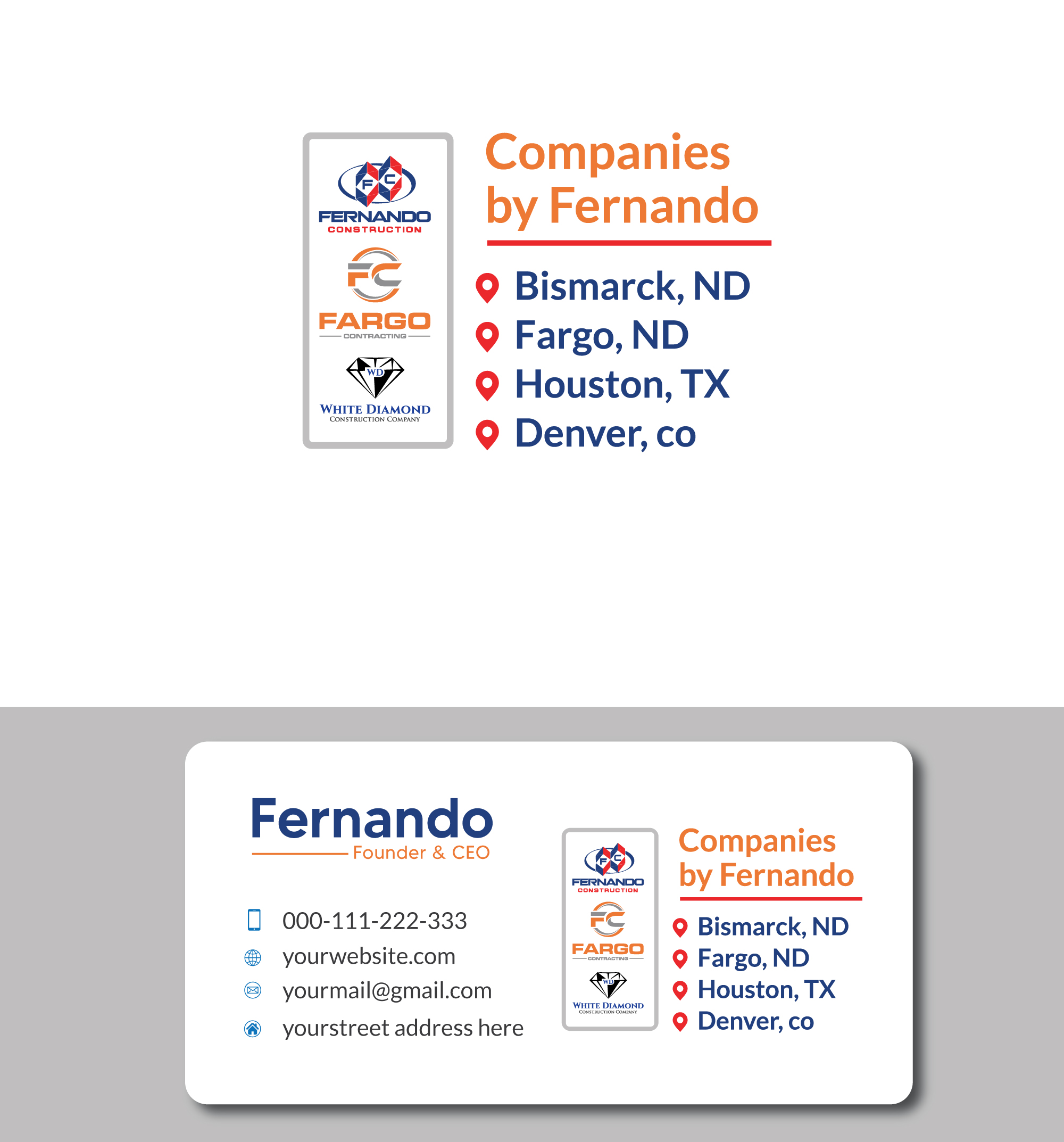 Design de Logo par musa-fir pour Fargo Contracting, llc | Design #36335298