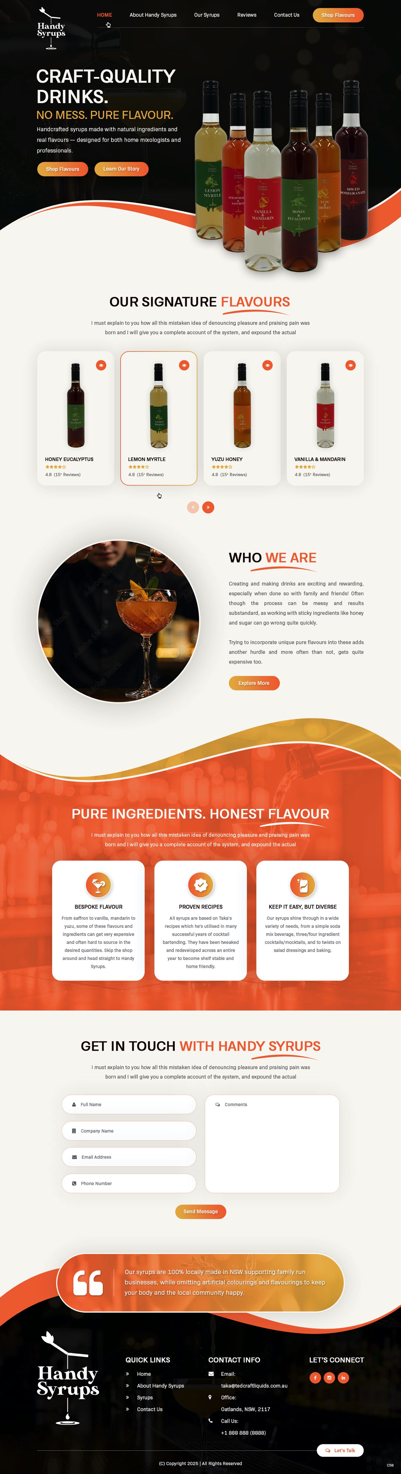 Web Design by pb for T.E.D. Craft Liquids | Design #36342045