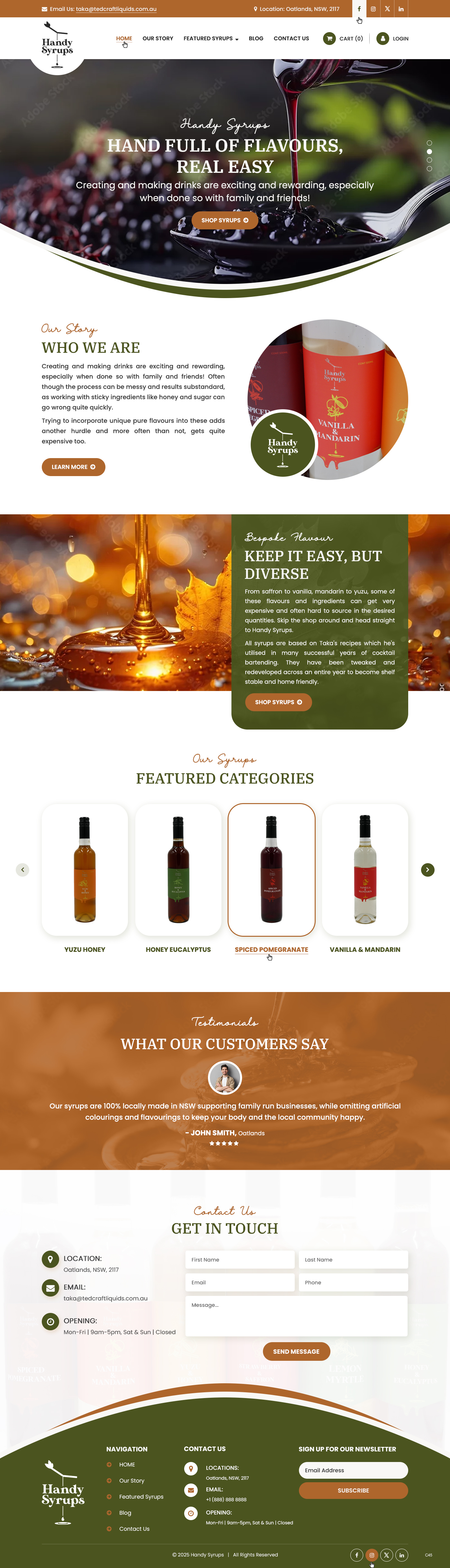 Web Design by pb for T.E.D. Craft Liquids | Design #36342048