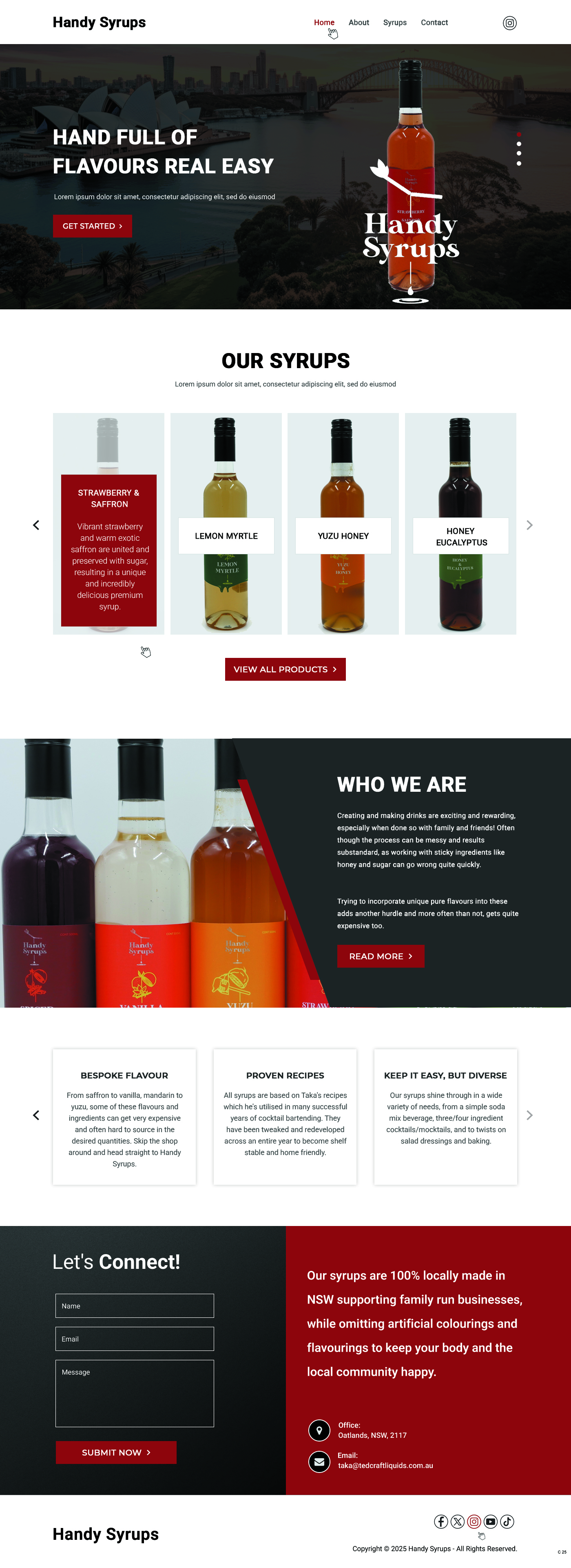 Web Design by pb for T.E.D. Craft Liquids | Design #36348269