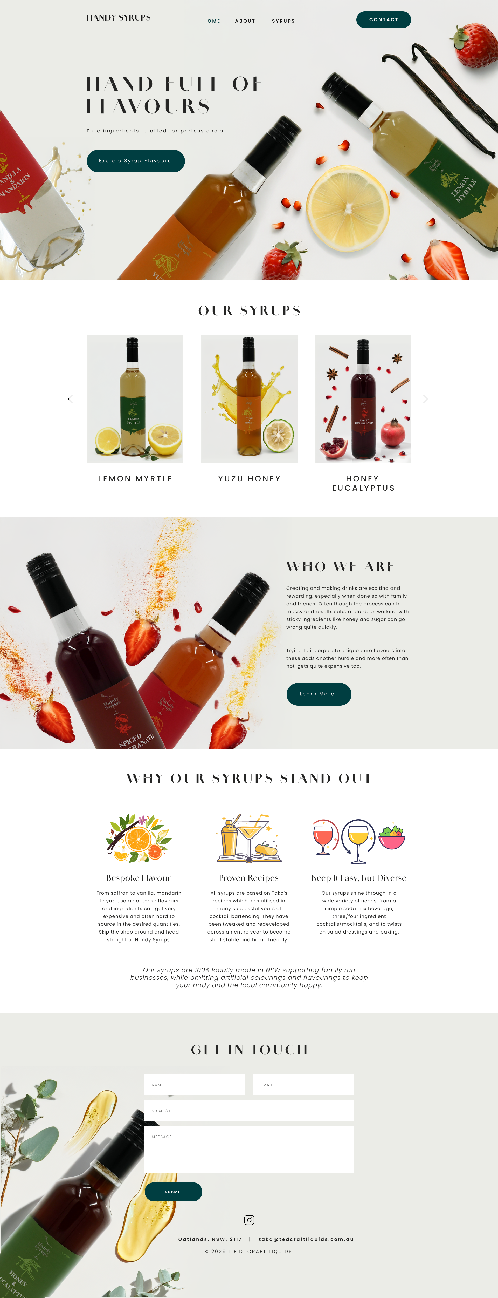 Web Design by designangel07 for T.E.D. Craft Liquids | Design #36338419