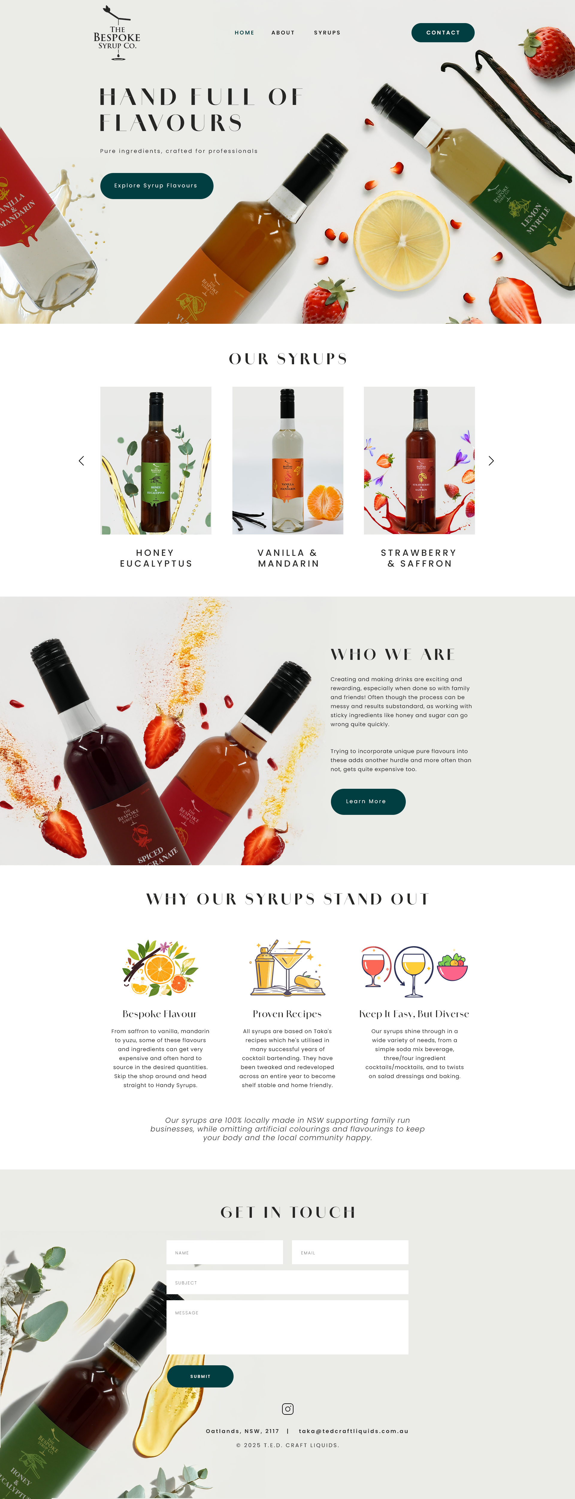 Web Design by designangel07 for T.E.D. Craft Liquids | Design #36406801