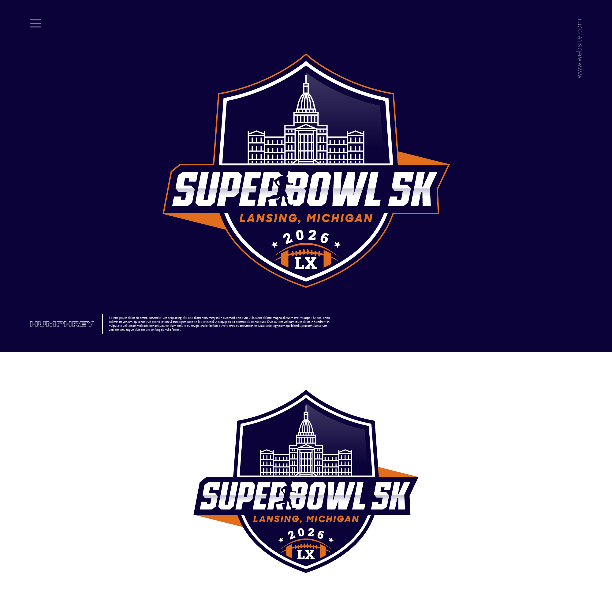 Diseño de Logo por Humphrey™ para Michigan Running Foundation | Diseño #36383094