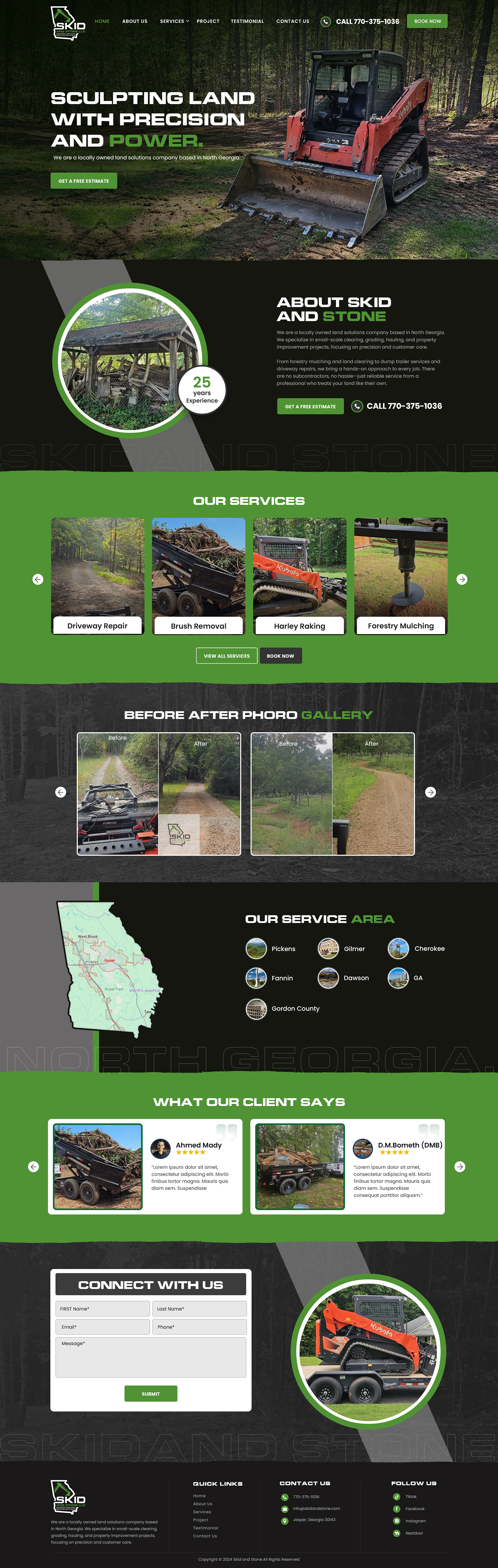 Web Design by IDesign1606 for Skid and Stone, LLC | Design #36355406