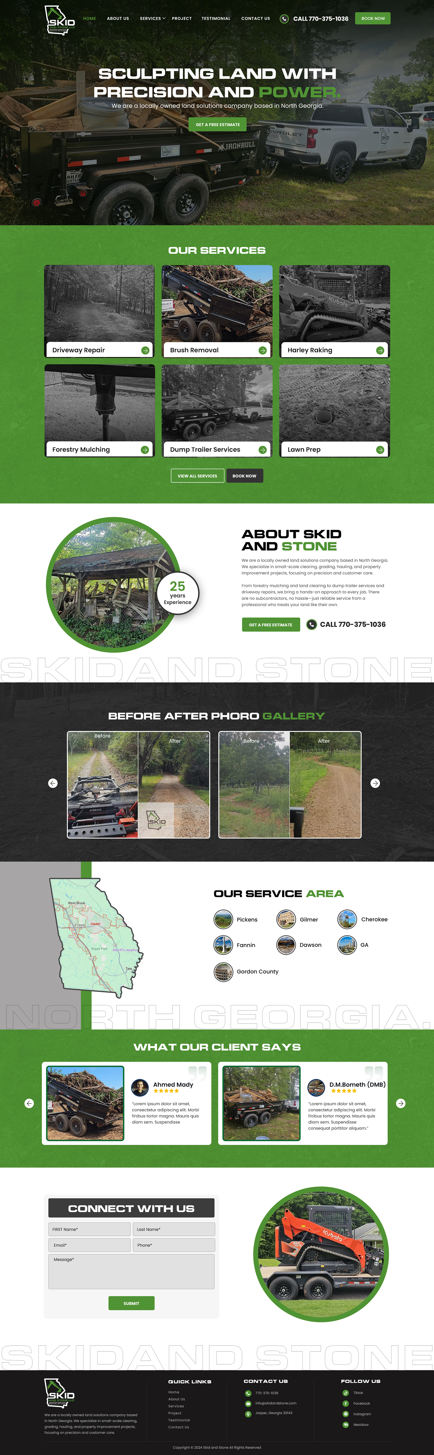Web Design by IDesign1606 for Skid and Stone, LLC | Design #36355408