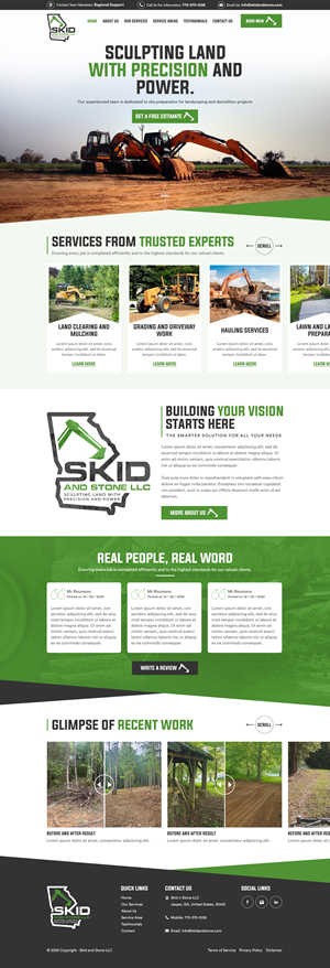 Web Design by IDesign1606 for Skid and Stone, LLC | Design: #36364333