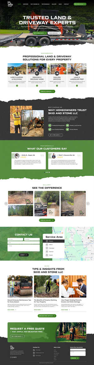 Web Design by IDesign1606 for Skid and Stone, LLC | Design: #36367457