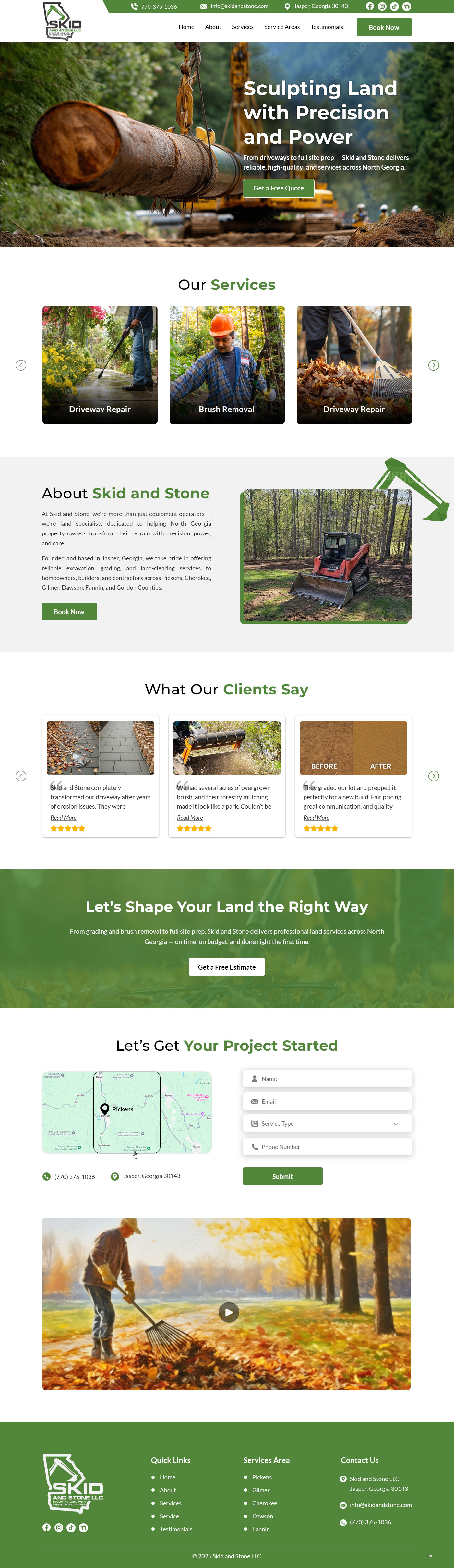 Web Design by pb for Skid and Stone, LLC | Design #36348329