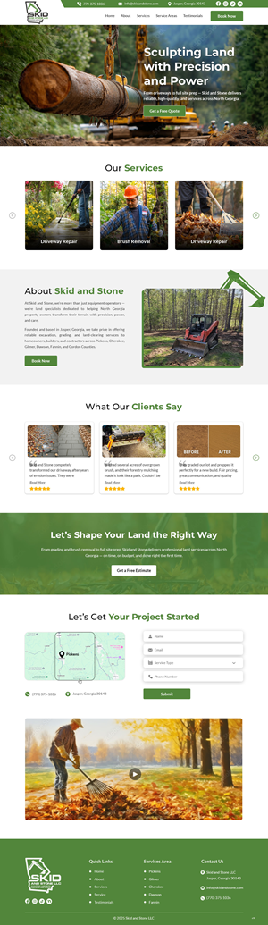 Web Design by pb for Skid and Stone, LLC | Design: #36348329