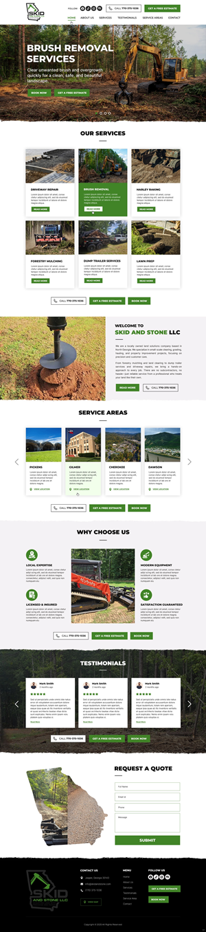 Web Design by pb for Skid and Stone, LLC | Design: #36348331