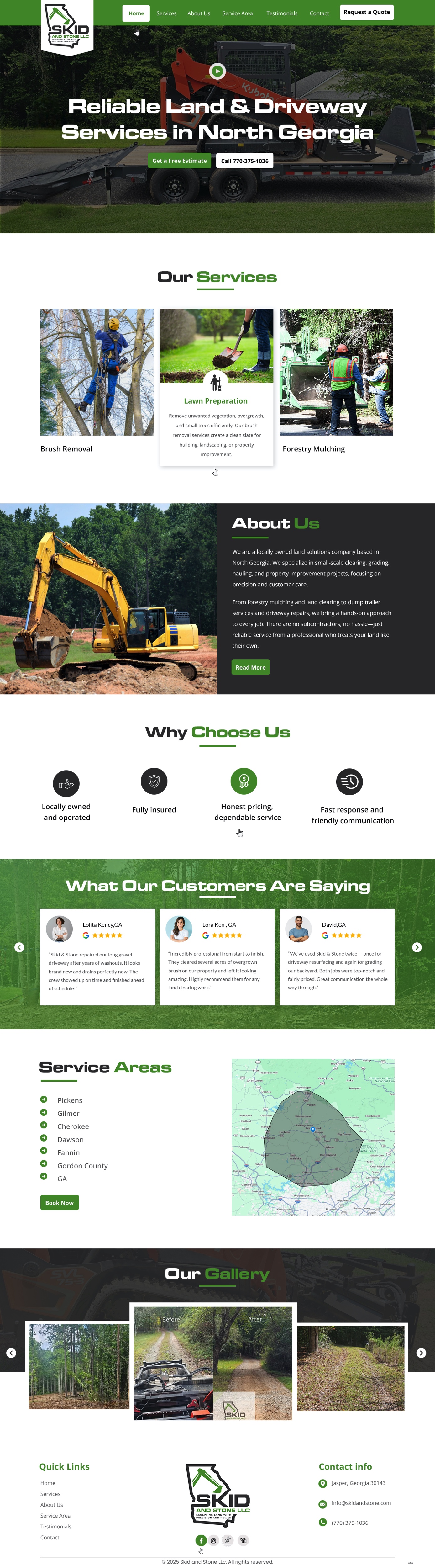 Web Design by pb for Skid and Stone, LLC | Design #36348333