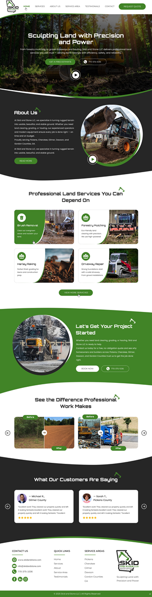 Web Design by pb for Skid and Stone, LLC | Design: #36348336