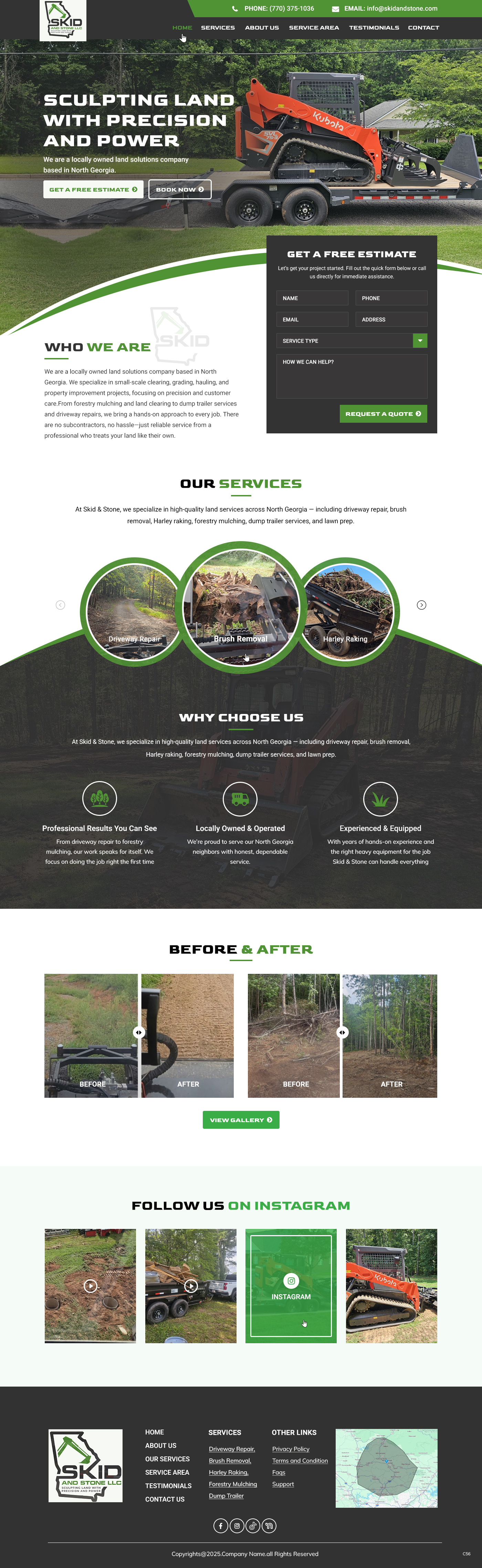 Web Design by pb for Skid and Stone, LLC | Design #36348337