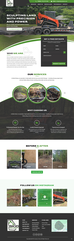 Web Design by pb for Skid and Stone, LLC | Design #36348337