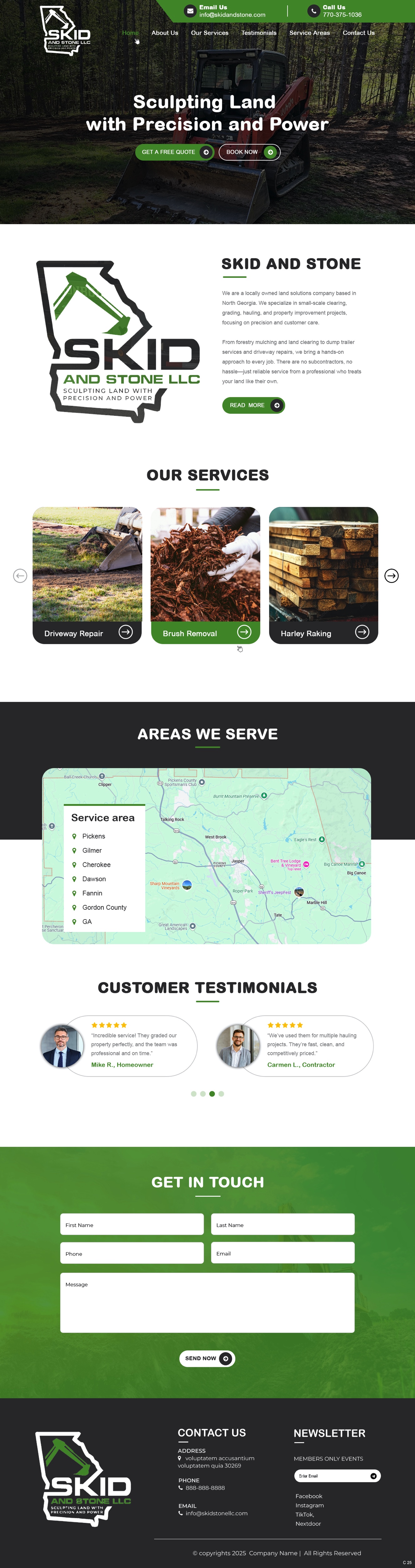 Web Design by pb for Skid and Stone, LLC | Design #36348338