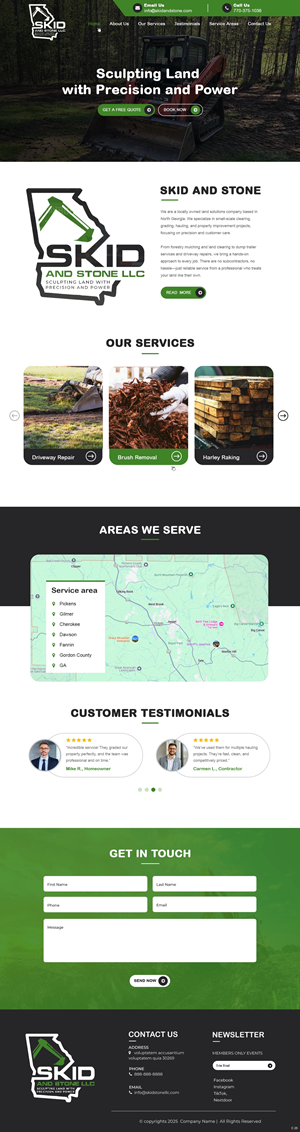 Web Design by pb for Skid and Stone, LLC | Design: #36348338