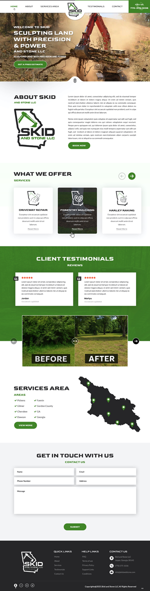 Web Design by pb for Skid and Stone, LLC | Design: #36348340