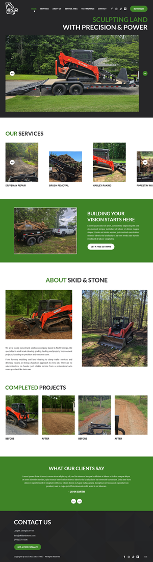 Web Design by pb for Skid and Stone, LLC | Design: #36348343
