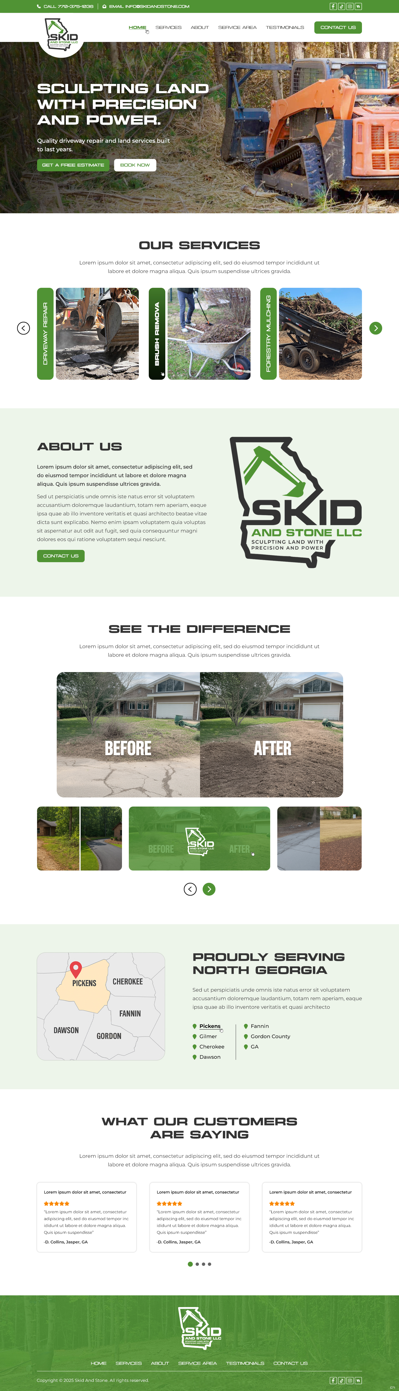 Web Design by pb for Skid and Stone, LLC | Design #36348345