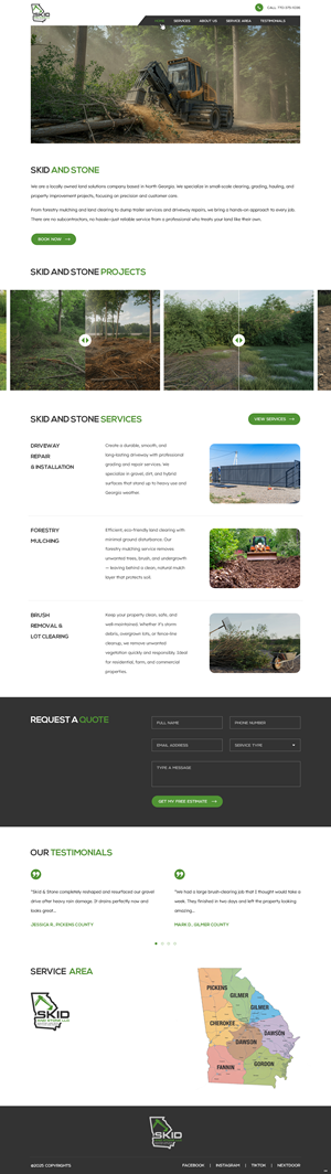 Web Design by pb for Skid and Stone, LLC | Design: #36348346