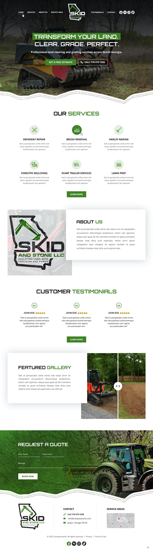 Web Design by pb for Skid and Stone, LLC | Design: #36348349