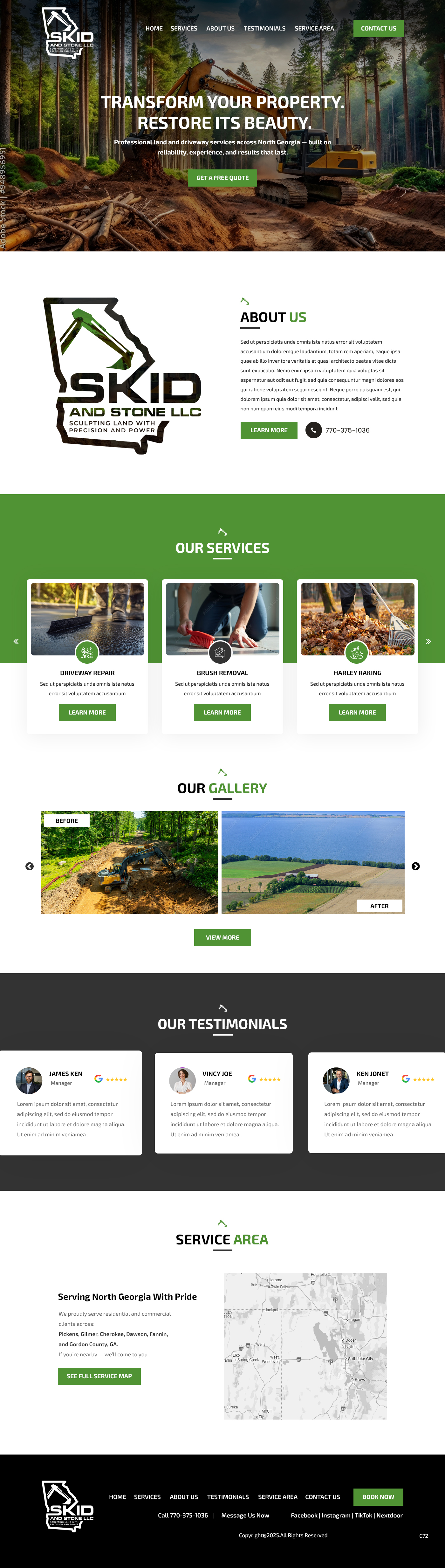 Web Design by pb for Skid and Stone, LLC | Design #36362172