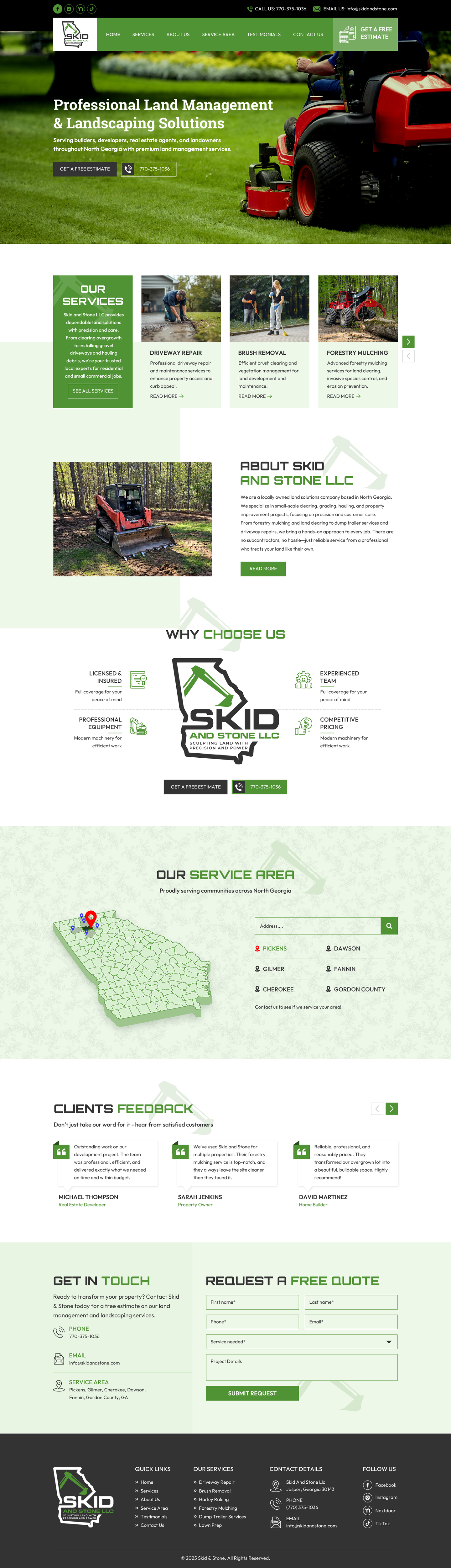 Web Design by Sbss for Skid and Stone, LLC | Design #36353955