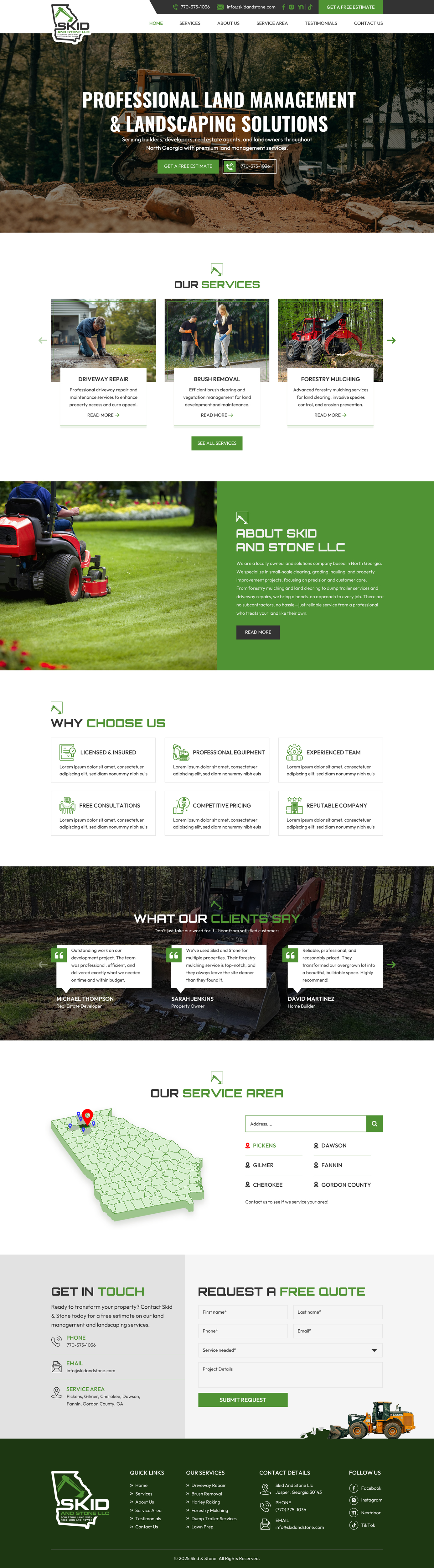 Web Design by Sbss for Skid and Stone, LLC | Design #36354651