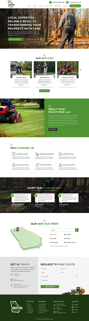 Web Design by Sbss for Skid and Stone, LLC | Design: #36361497