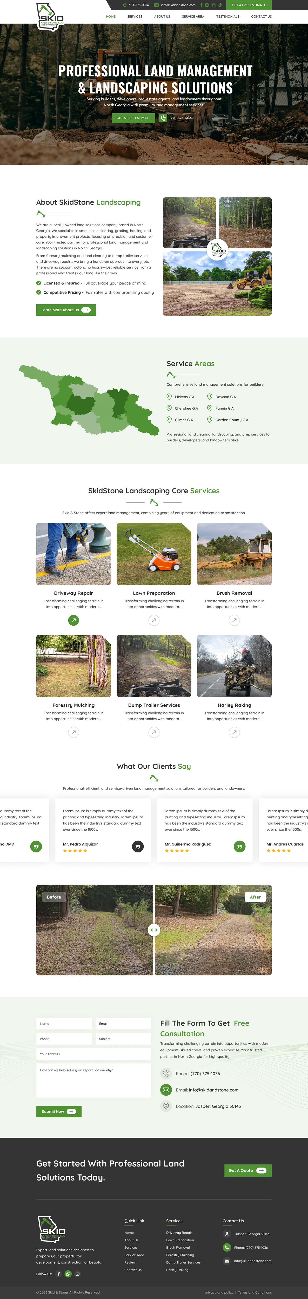 Web Design by Sbss for Skid and Stone, LLC | Design #36361500