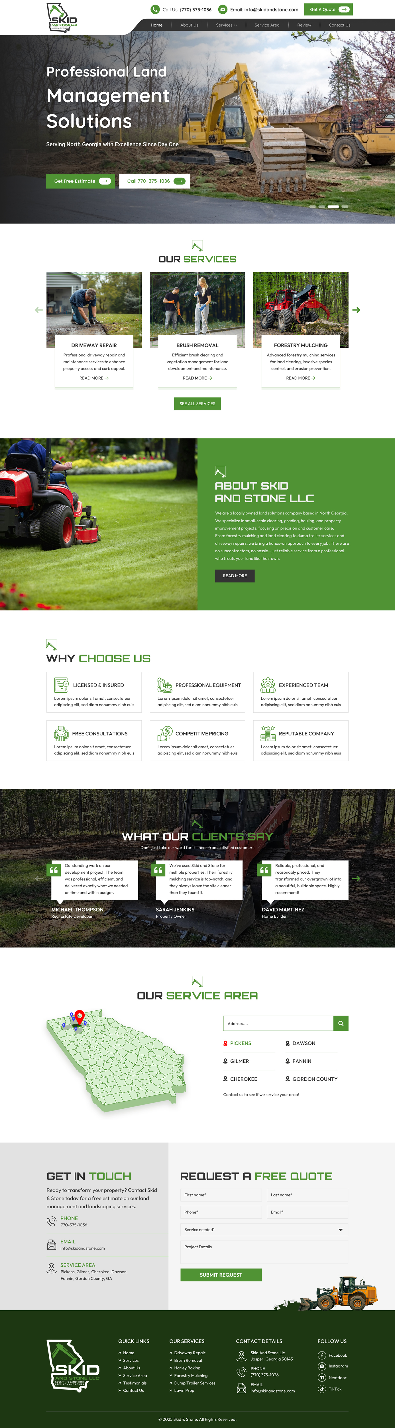 Web Design by Sbss for Skid and Stone, LLC | Design #36361505