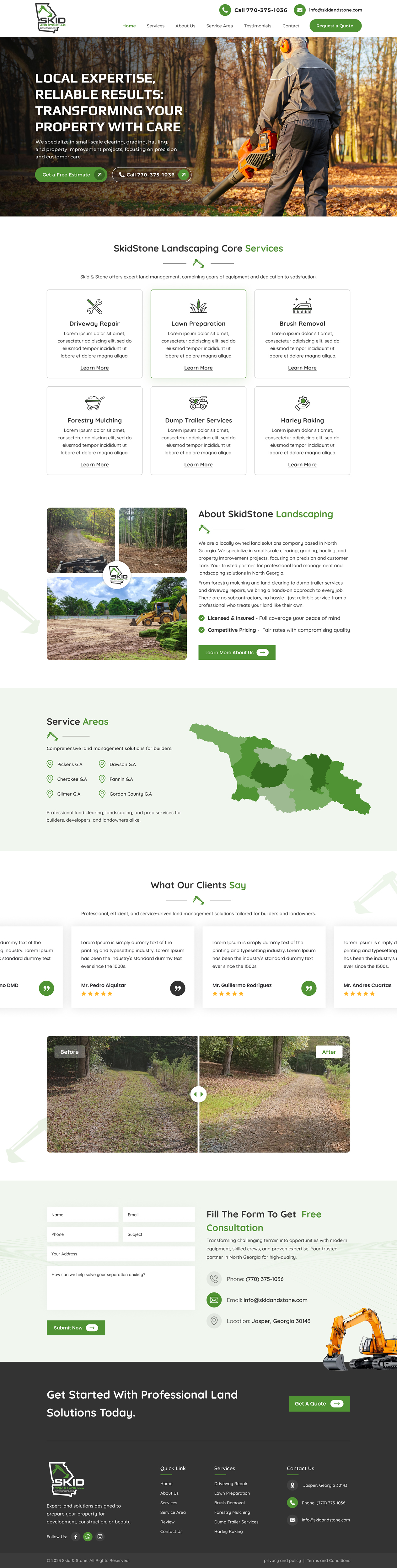 Web Design by Sbss for Skid and Stone, LLC | Design #36361507