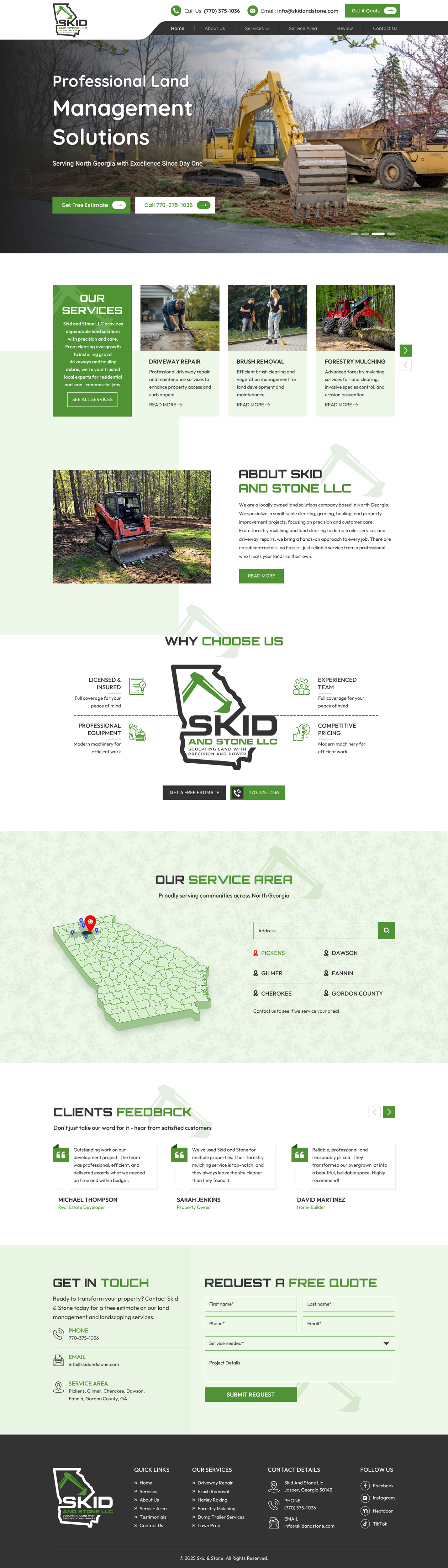 Web Design by Sbss for Skid and Stone, LLC | Design #36361508