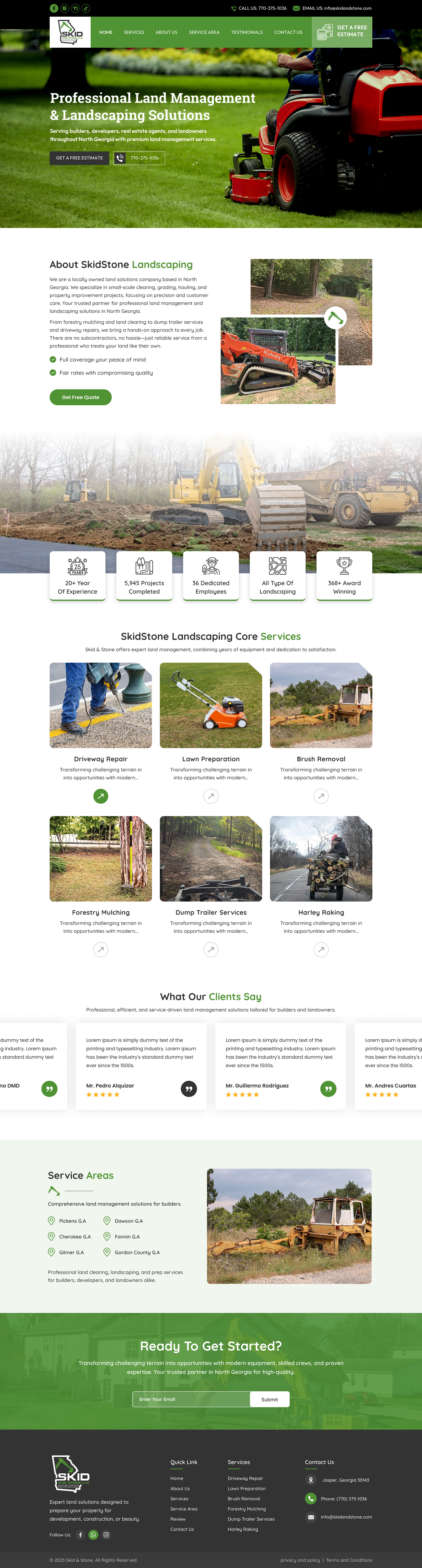 Web Design by Sbss for Skid and Stone, LLC | Design #36361511