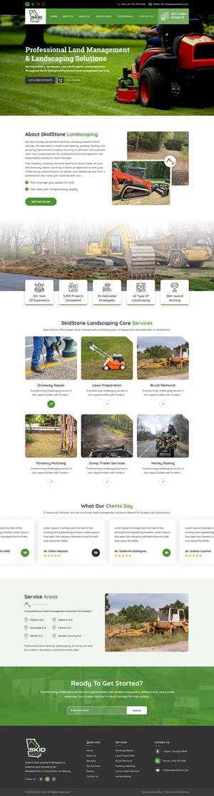 Web Design by Sbss for Skid and Stone, LLC | Design: #36361511