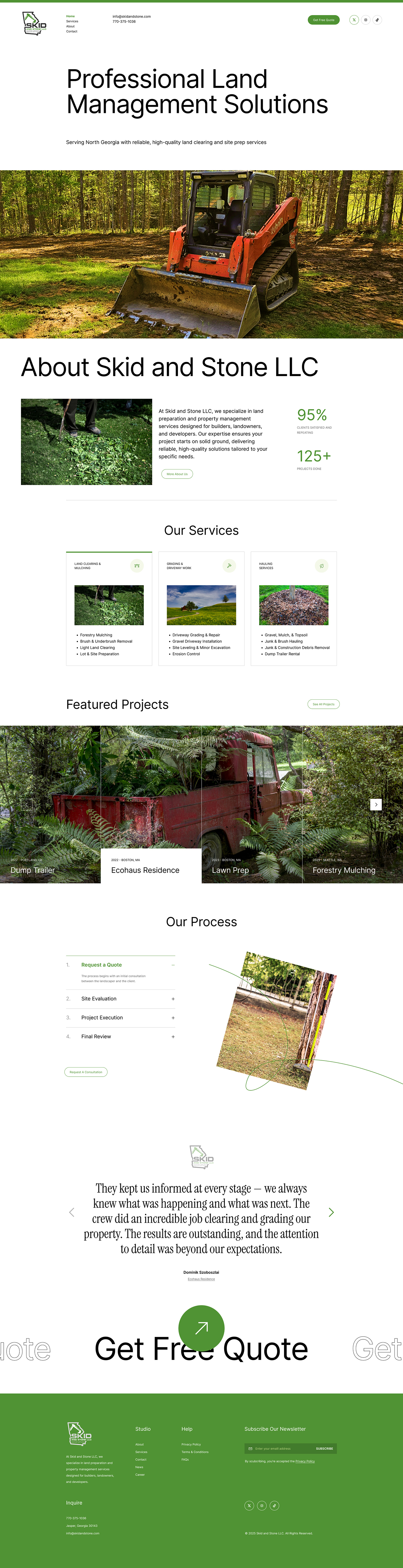 Web Design by saifahmed for Skid and Stone, LLC | Design #36361878