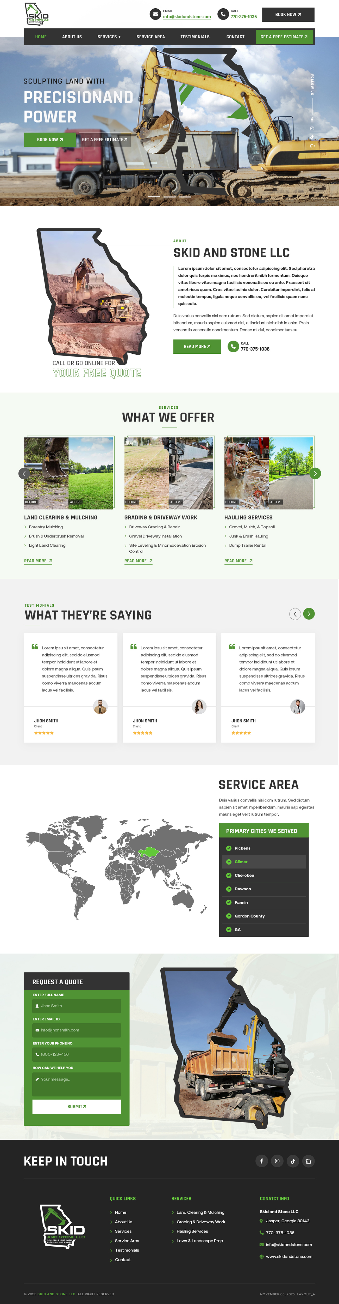 Web Design by sai.designer87 for Skid and Stone, LLC | Design #36355357