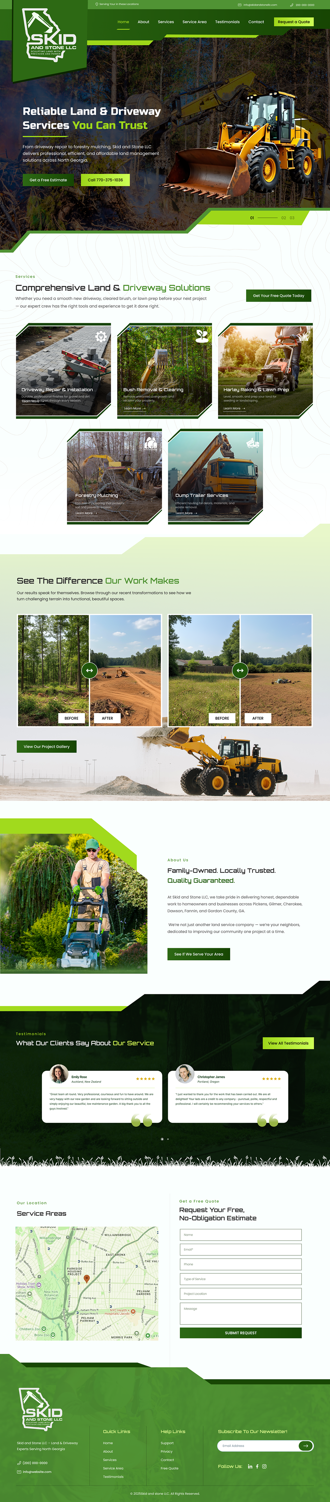 Web Design by UniqueCreator99 for Skid and Stone, LLC | Design #36366515