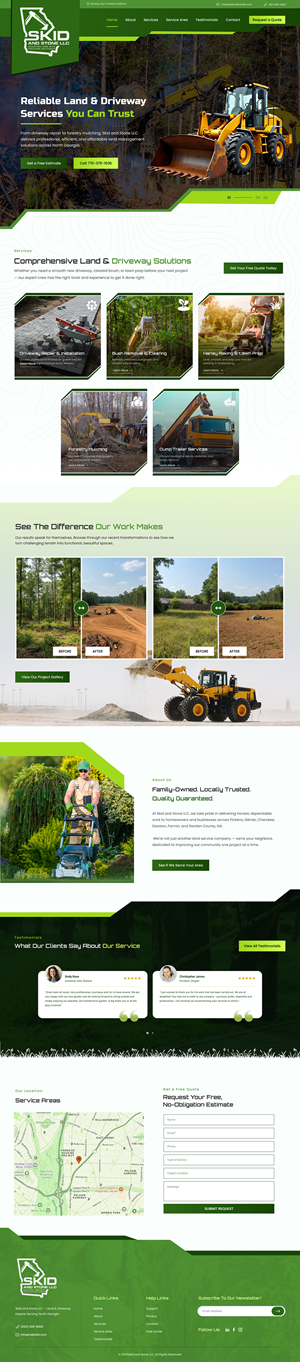 Web Design by UniqueCreator99 for Skid and Stone, LLC | Design: #36366515